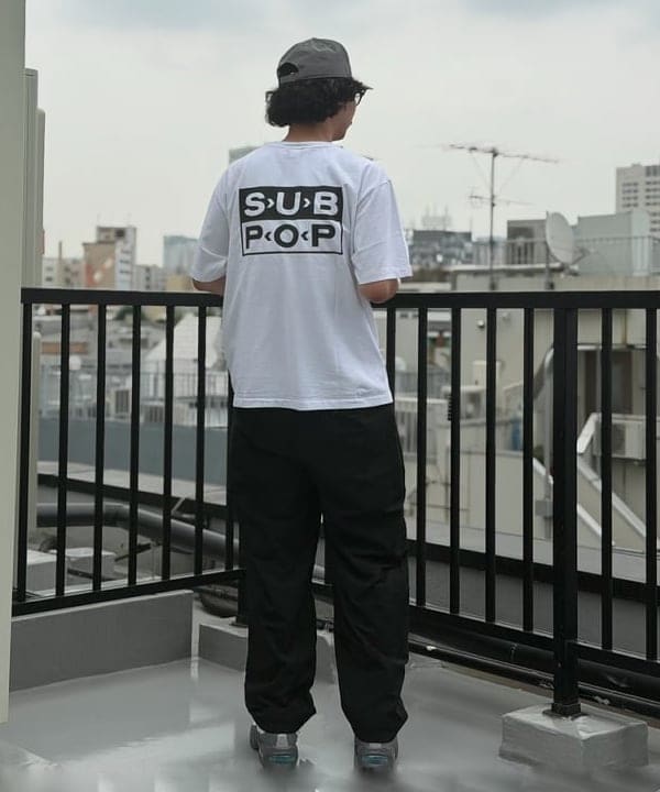 BAKU(東江 漠)さんの「BEAMS WOMEN｜SUB POP / S/S TEE " NO COMMENT. "」を使ったコーディネート