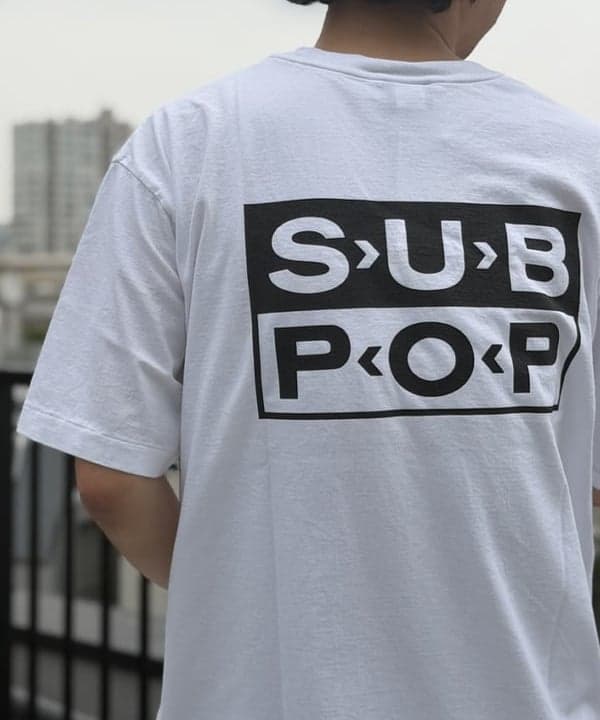 BAKU(東江 漠)さんの「BEAMS WOMEN｜SUB POP / S/S TEE " NO COMMENT. "」を使ったコーディネート