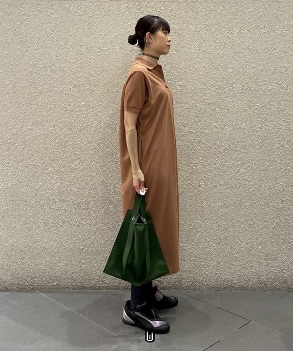 りかちょび/岸本梨佳さんの「【別注】LACOSTE / ポロ ワンピース」を使ったコーディネート