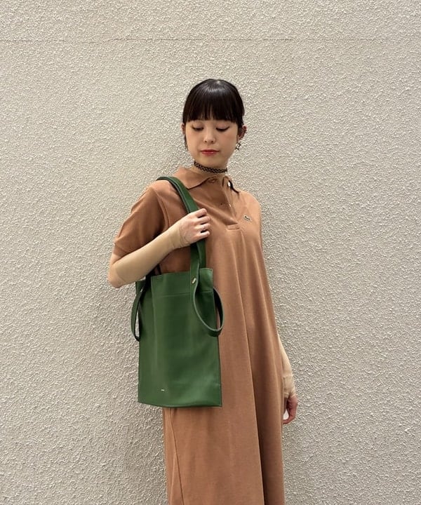 りかちょび/岸本梨佳さんの「【別注】LACOSTE / ポロ ワンピース」を使ったコーディネート
