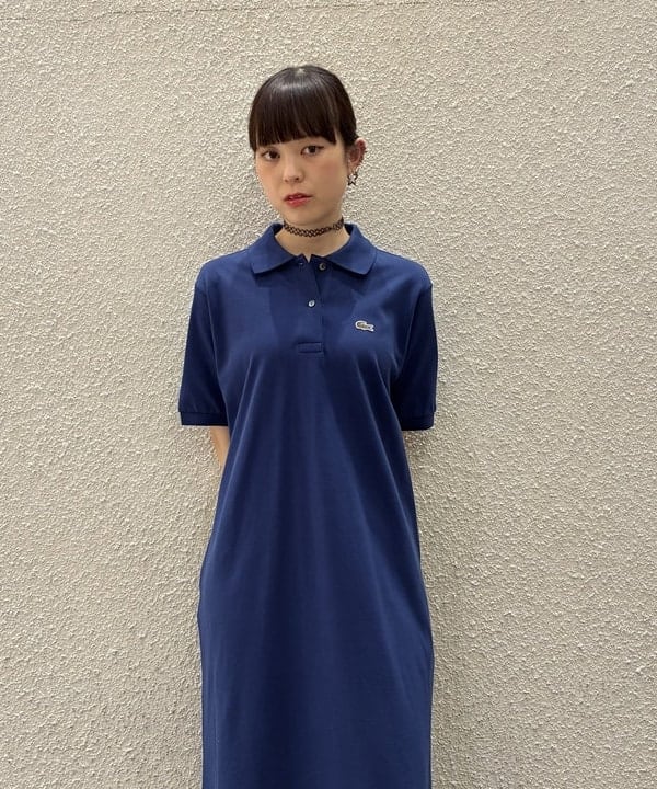 りかちょび/岸本梨佳さんの「【別注】LACOSTE / ポロ ワンピース」を使ったコーディネート