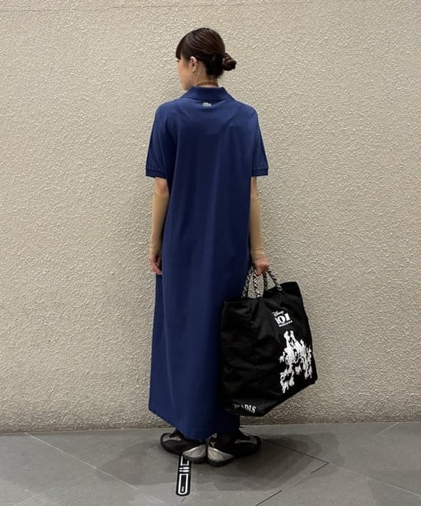 りかちょび/岸本梨佳さんの「【別注】LACOSTE / ポロ ワンピース」を使ったコーディネート