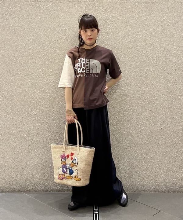 りかちょび/岸本梨佳さんの「Disney アバカ トートバッグ」を使ったコーディネート
