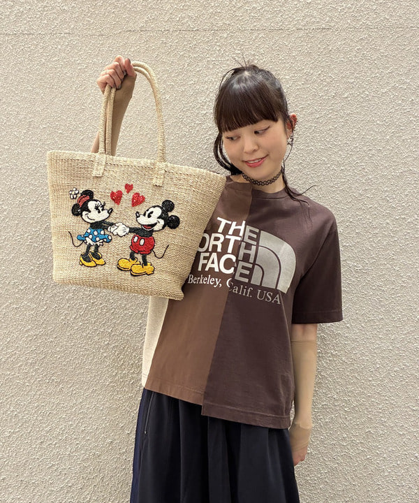 りかちょび/岸本梨佳さんの「Disney アバカ トートバッグ」を使ったコーディネート
