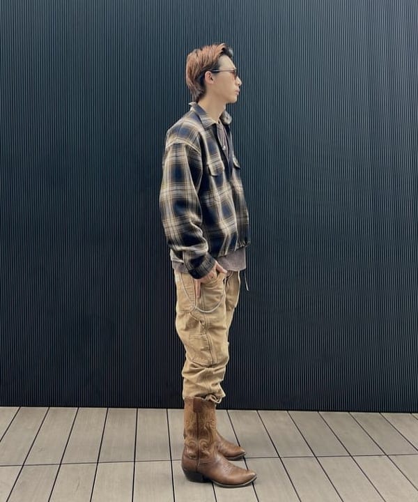 照田 拓史さんの「BEAMS WOMEN｜BEAMS|メッシュ ジップシャツ」を使ったコーディネート