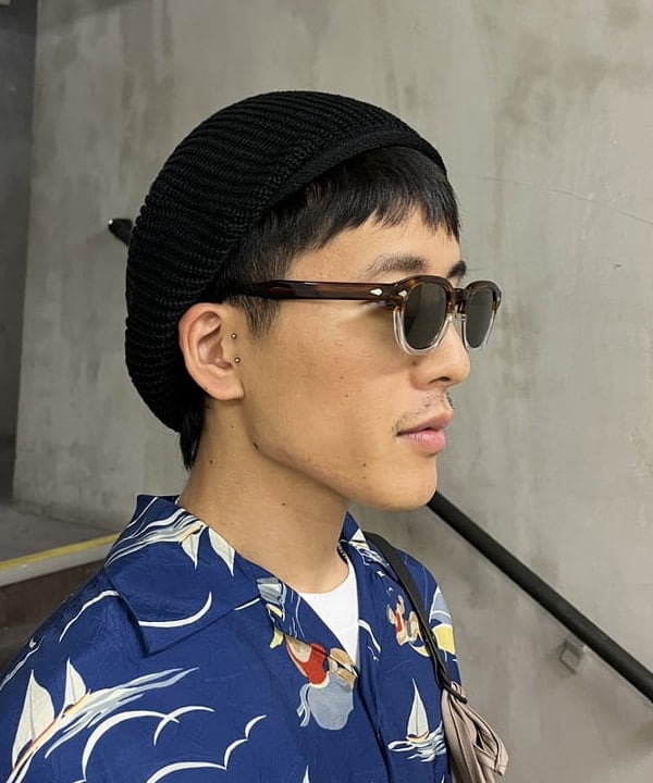 BANさんの「BEAMS WOMEN｜リネン ベレー」を使ったコーディネート