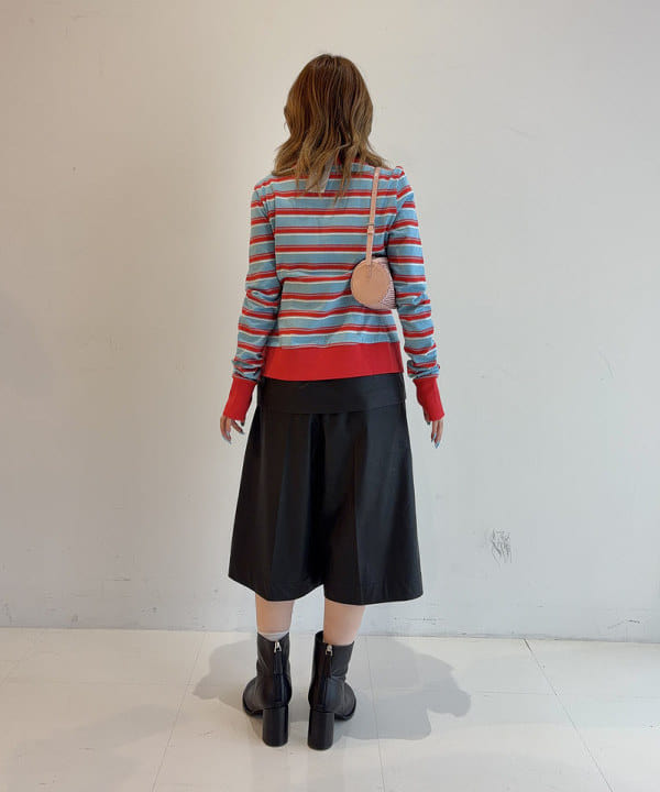まゆちゃんさんの「BEAMS WOMEN｜フェイクレザー アシンメトリー キャミソール」を使ったコーディネート