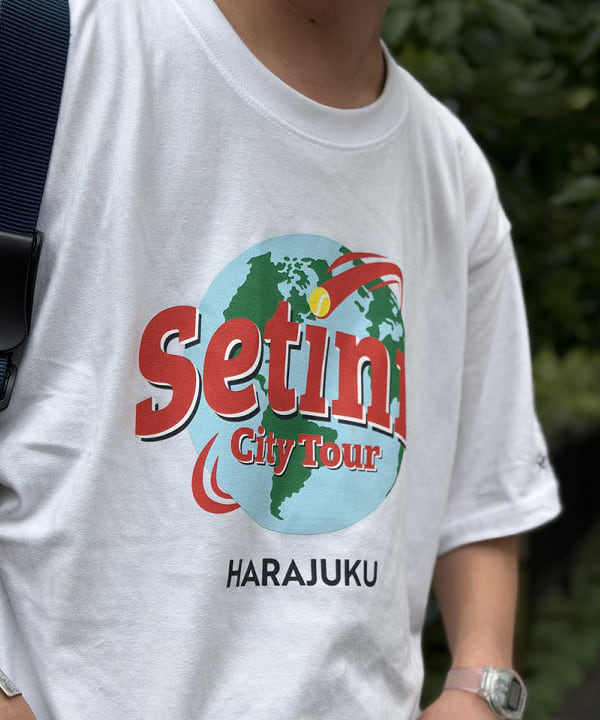 BAKU(東江 漠)さんの「モック プリント ダブルニー スウェットパンツ」を使ったコーディネート