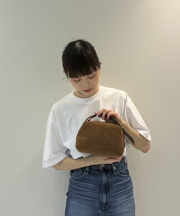 りかちょび/岸本梨佳さんの「BEAMS｜DANTON / POCKET T-shirt｜定番｜シンプルデザイン｜ロゴ」を使ったコーディネート