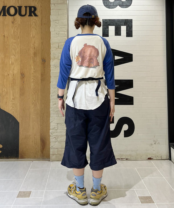 エノモト アミさんの「BEAMS WOMEN｜American Locals Souvenir / Baseball Cap」を使ったコーディネート