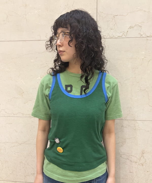 ばるたんさんの「BEAMS WOMEN｜レイヤード タンクトップ」を使ったコーディネート