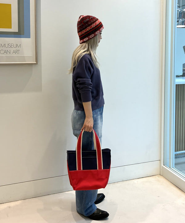 ando naoさんの「BEAMS WOMEN｜L.L.Bean / Deep Bottom Deluxe Boat and Tote S」を使ったコーディネート