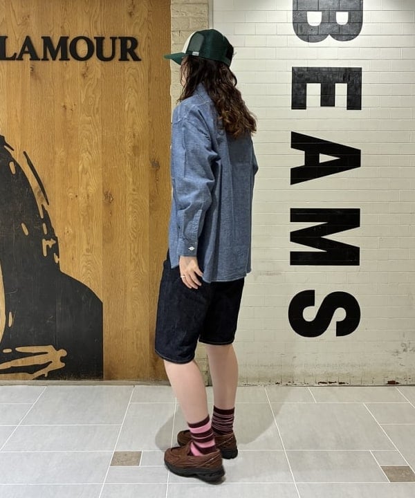 キラリさんの「BEAMS WOMEN｜【別注】Columbia / トラッカー キャップ」を使ったコーディネート