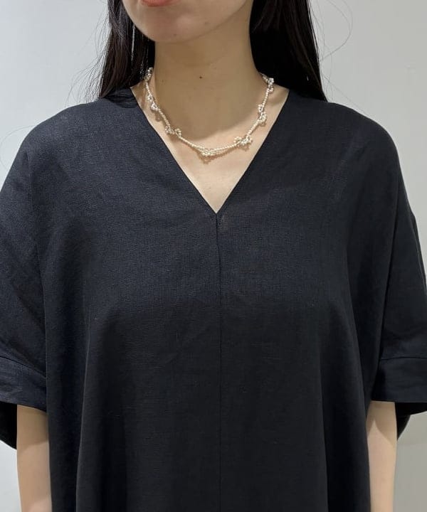 OSUMIさんの「BEAMS WOMEN｜リネン カフタン ワンピース」を使ったコーディネート