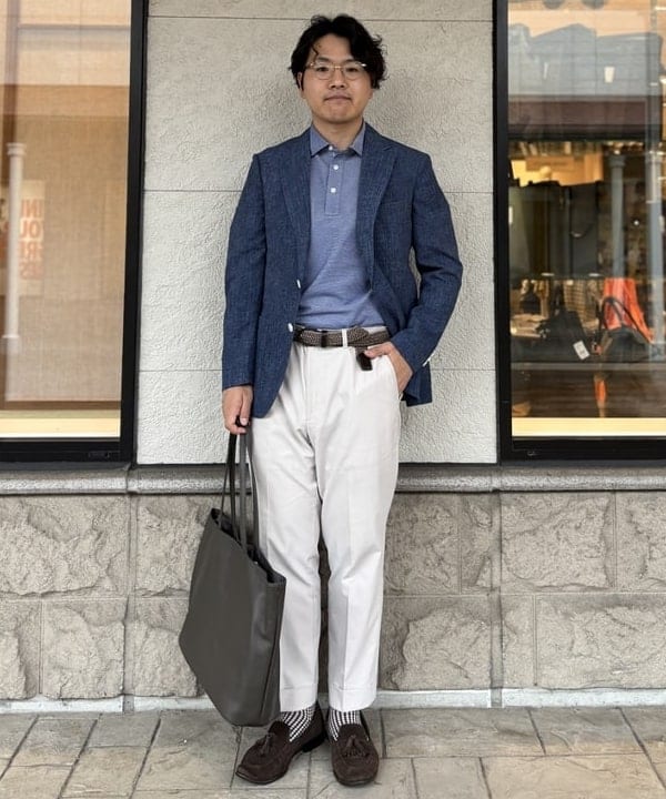 雙色編織腰帶