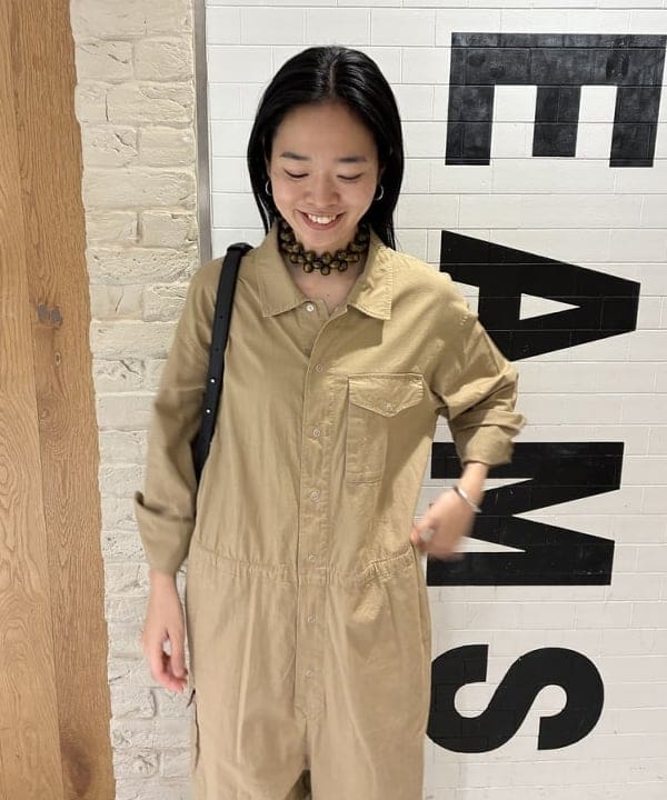 津藤 理佐子さんの「BEAMS WOMEN｜ボーイ ベーシック Tシャツ」を使ったコーディネート