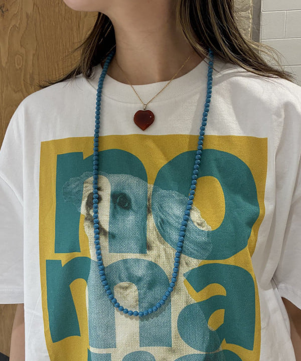 中平 あみさんの「BEAMS WOMEN｜【別注】NOMADIS / for Dog Lovers Tシャツ」を使ったコーディネート