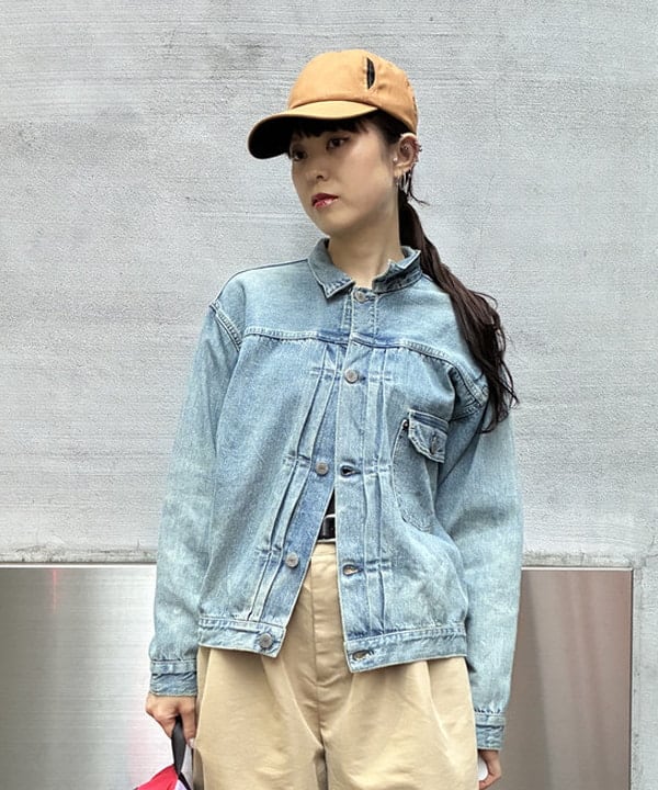 りかちょび/岸本梨佳さんの「【別注】orSlow / 50th Monroe Jacket」を使ったコーディネート