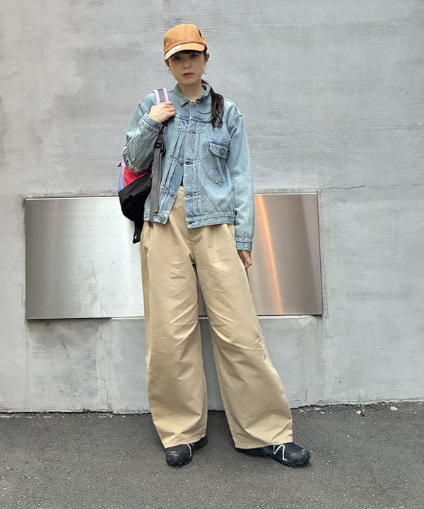 りかちょび/岸本梨佳さんの「【別注】orSlow / 50th Monroe Jacket」を使ったコーディネート