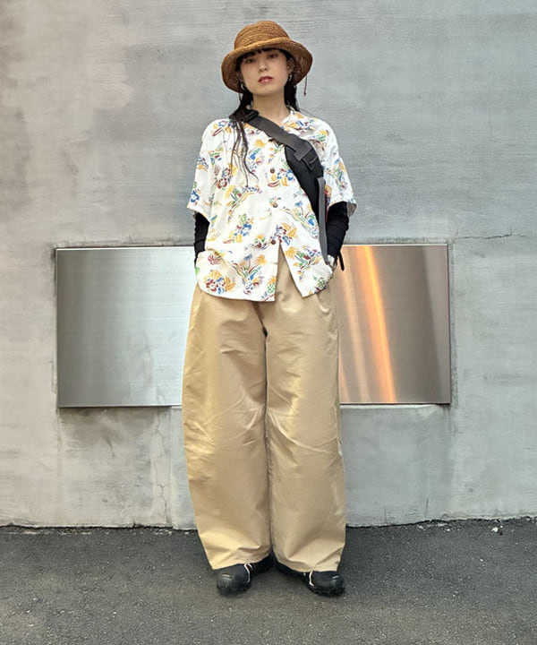 りかちょび/岸本梨佳さんの「【別注】SUN SURF / オープンカラー シャツ」を使ったコーディネート