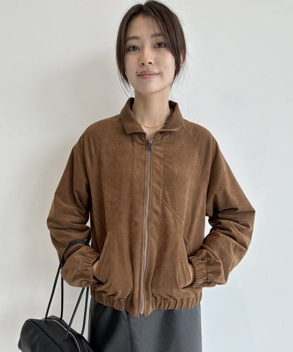 茂野 真楓さんの「BEAMS WOMEN｜【別注】TICCA / ウルトラ スエード ブルゾン」を使ったコーディネート