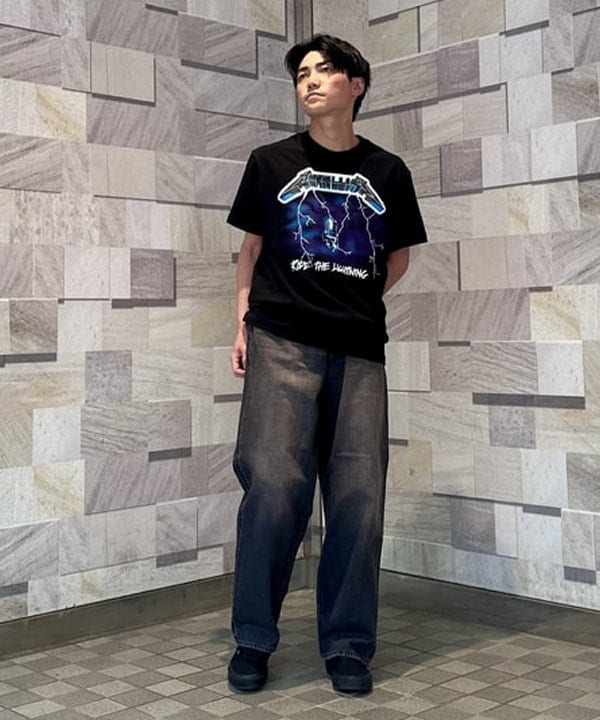 あがりえ ひゅうがさんの「ワイドストレート デニムパンツ」を使ったコーディネート