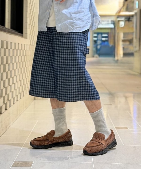 BAKU(東江 漠)さんの「BEAMS WOMEN｜【別注】NULL TOKYO /  CHECK DENIM SHORTS」を使ったコーディネート