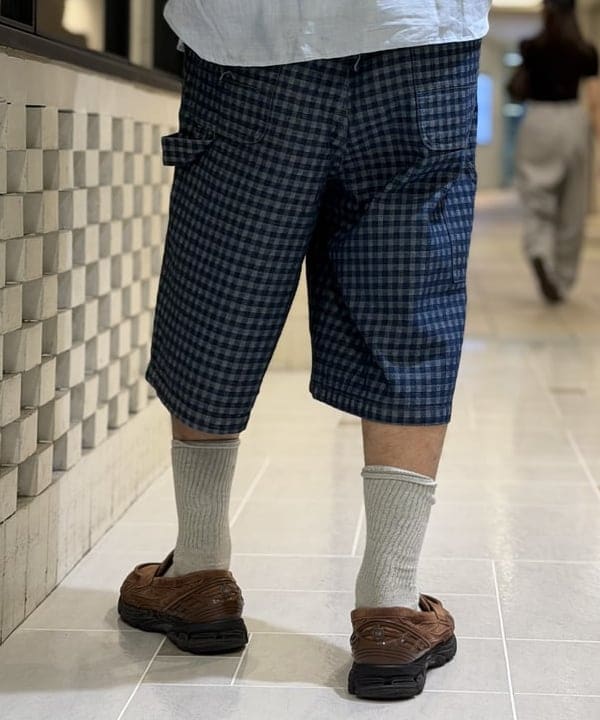 BAKU(東江 漠)さんの「BEAMS WOMEN｜【別注】NULL TOKYO /  CHECK DENIM SHORTS」を使ったコーディネート