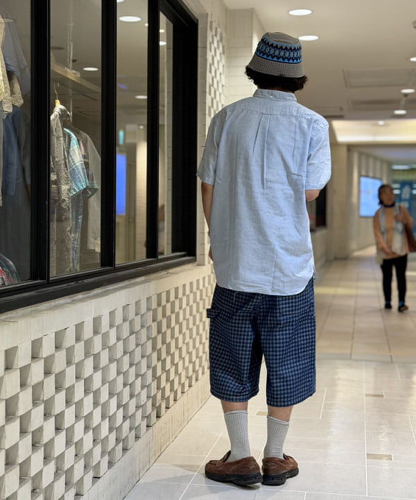 BAKU(東江 漠)さんの「BEAMS WOMEN｜【別注】NULL TOKYO /  CHECK DENIM SHORTS」を使ったコーディネート
