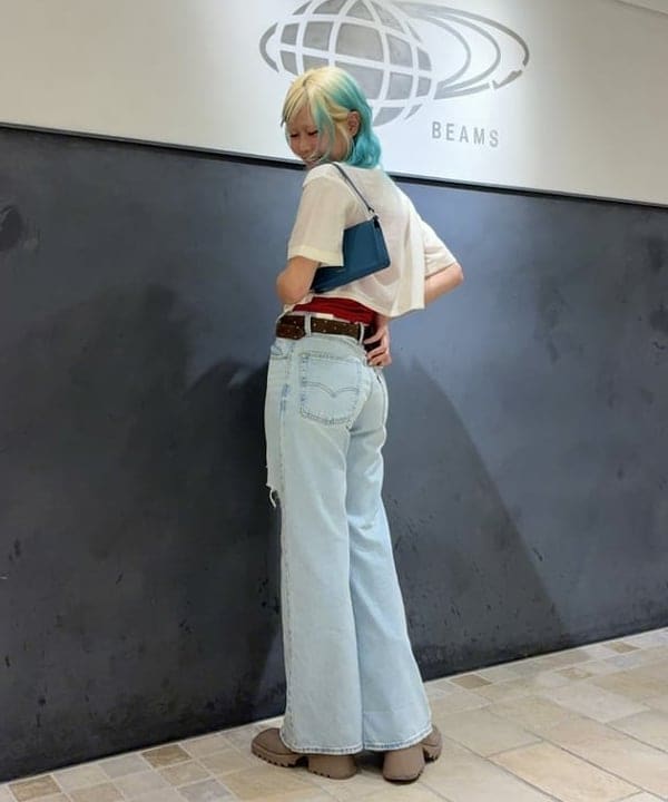 はっとりさんの「BEAMS WOMEN｜JENNIE / Logo Camisole」を使ったコーディネート