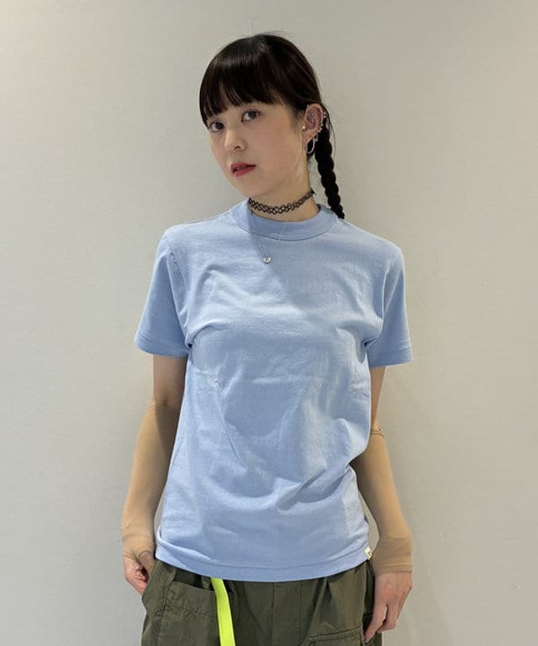 りかちょび/岸本梨佳さんの「ボーイ ベーシック Tシャツ」を使ったコーディネート