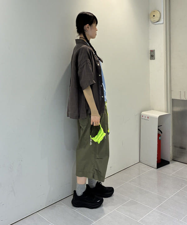 りかちょび/岸本梨佳さんの「ボーイ ベーシック Tシャツ」を使ったコーディネート
