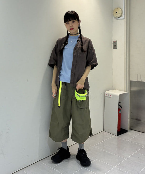 りかちょび/岸本梨佳さんの「ボーイ ベーシック Tシャツ」を使ったコーディネート