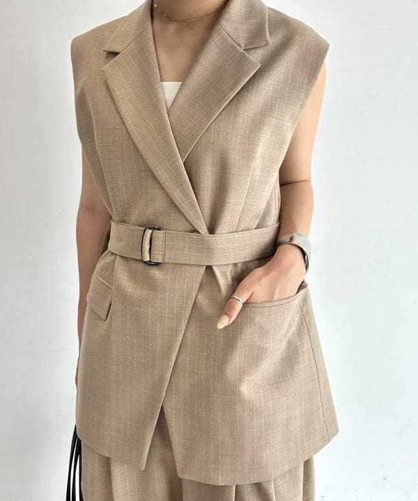 NATSUKIさんの「BEAMS WOMEN｜エディター東原妙子 &times; Demi-Luxe BEAMS / ウォッシャブルウール バレルパンツ」を使ったコーディネート