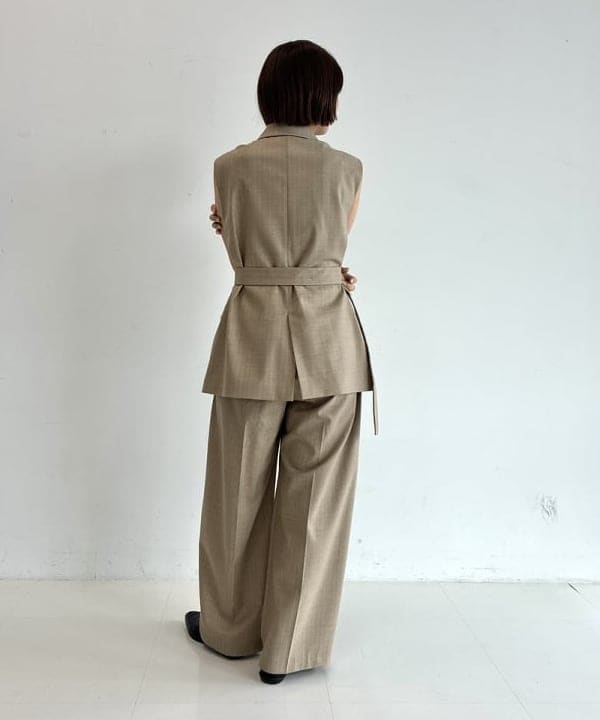 NATSUKIさんの「BEAMS WOMEN｜エディター東原妙子 &times; Demi-Luxe BEAMS / ウォッシャブルウール バレルパンツ」を使ったコーディネート