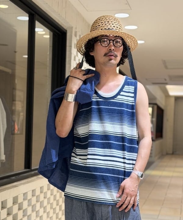 BAKU(東江 漠)さんの「Open Collar 1/40 Linen」を使ったコーディネート