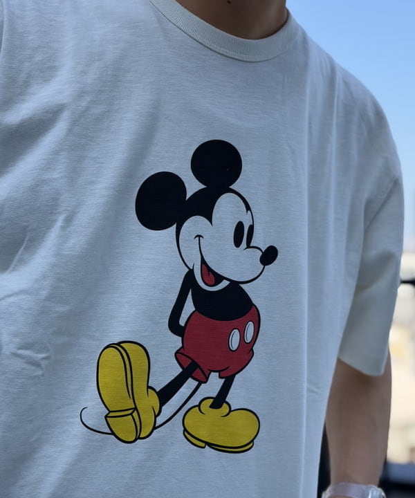 BAKU(東江 漠)さんの「【別注】Champion / ミッキーマウス / Ｔシャツ」を使ったコーディネート