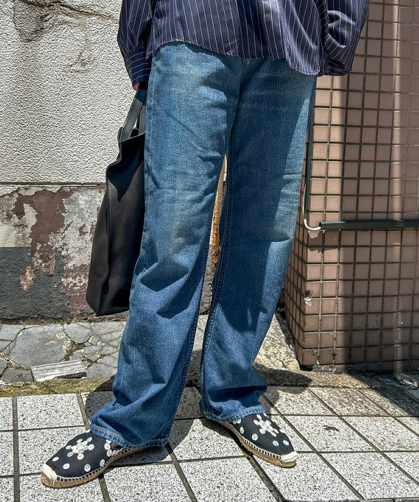 marieさんの「BEAMS WOMEN｜maturely / チョーク ストライプ レース タイ ロングスリーブ」を使ったコーディネート