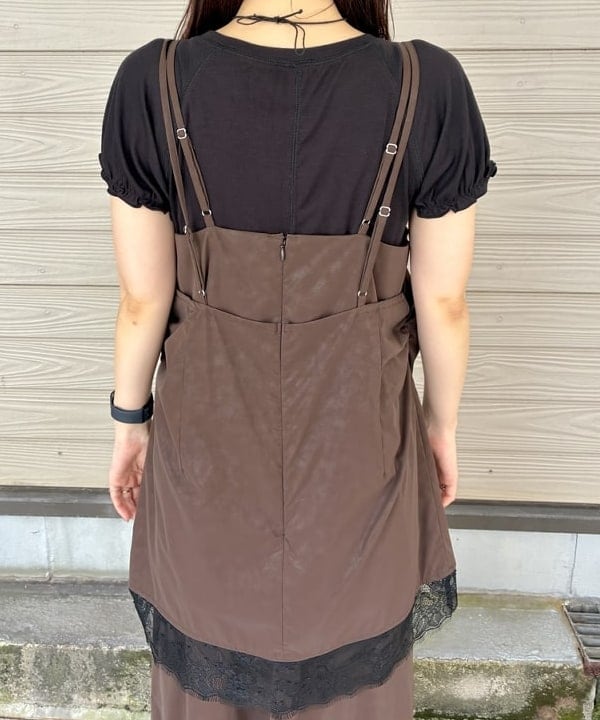 カタヤマ アヤさんの「BEAMS WOMEN｜レイヤード キャミ ワンピース」を使ったコーディネート