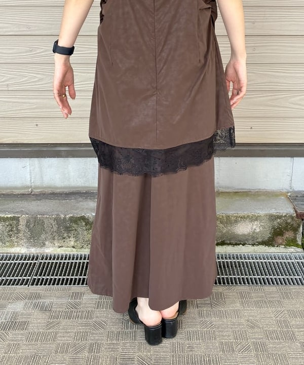 カタヤマ アヤさんの「BEAMS WOMEN｜レイヤード キャミ ワンピース」を使ったコーディネート