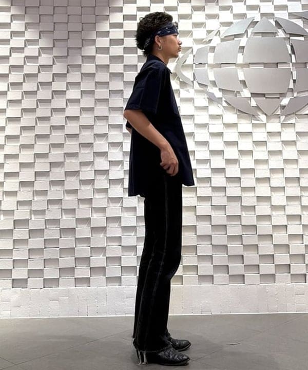 三宅 雄平さんの「BEAMS WOMEN｜ミリタリー プルオーバー シャツ 【ワイドフィット】」を使ったコーディネート