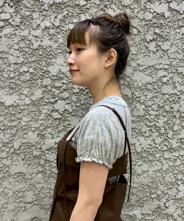 遠藤 かなたさんの「BEAMS WOMEN｜フェイクレザー バミューダ パンツ」を使ったコーディネート