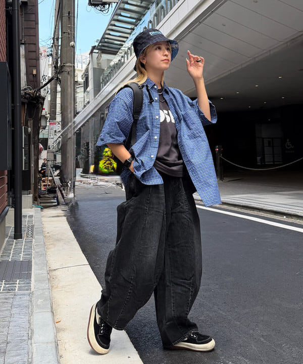 Heg.さんの「BEAMS WOMEN｜SUB POP /  S/S PRINT TEE LOSER」を使ったコーディネート