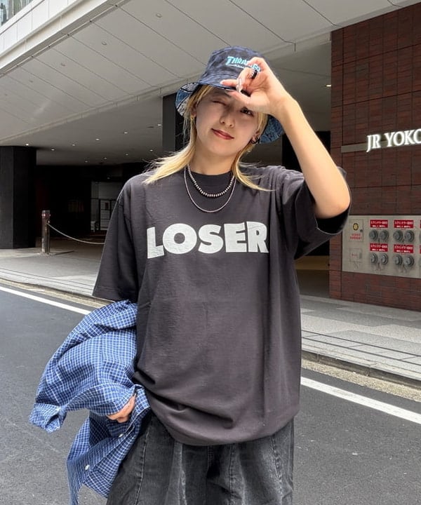 Heg.さんの「BEAMS WOMEN｜SUB POP /  S/S PRINT TEE LOSER」を使ったコーディネート