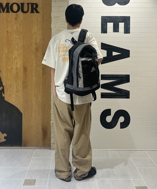 BANさんの「BEAMS WOMEN｜ダンガリー2プリーツ スラックス【ワイドテーパードフィット】」を使ったコーディネート