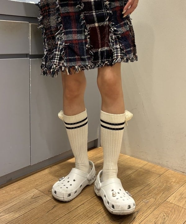 れいなさんの「BEAMS WOMEN｜カットワーク レース シャツ」を使ったコーディネート