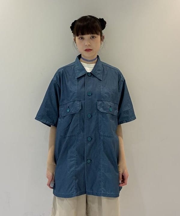 りかちょび/岸本梨佳さんの「BEAMS WOMEN｜MIL-SHT Nylon Rip stop Pigment Dye」を使ったコーディネート