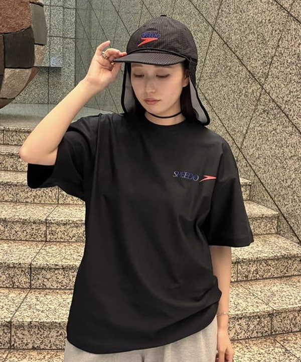 amiriさんの「BEAMS WOMEN｜【別注】Speedo / Logo Tee 26SS」を使ったコーディネート