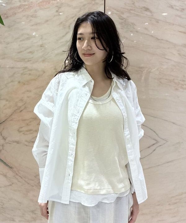 坂本 涼花さんの「BEAMS WOMEN｜チェック ストライプ ヘムコード パンツ」を使ったコーディネート