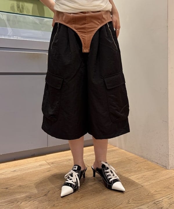 まゆちゃんさんの「BEAMS WOMEN｜ギャザー ドレープ Tシャツ」を使ったコーディネート